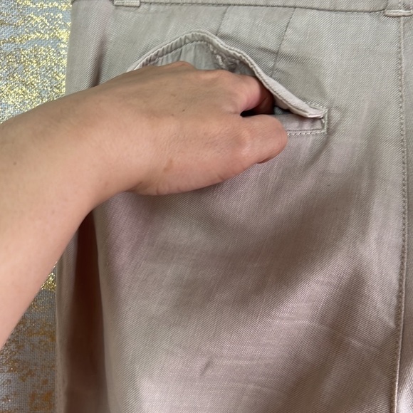 ANTHROPOLOGY Level 99 Shayla Mushroom WideLeg Pants Size 26 - Picture 9 of 15